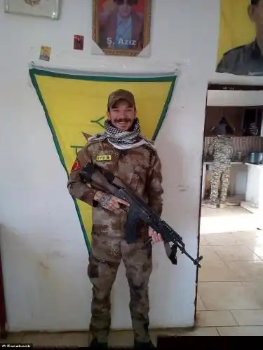 Aidan James, from Formby, Merseyside, stated he fought with the Kurdish People’s Protection Units (YPG) in Syria and was arrested at Liverpool Airport on February 14