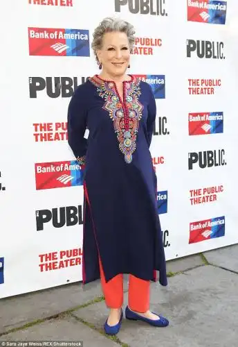 Old guard: One of the first to respond was the mutli-talented Bette Midler, who immediately posted on twitter a very forceful 'HERE IS UMA THURMAN'S TESTIMONY' to her 1.33 million followers