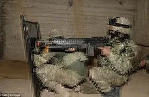 Turkish soldiers inspect a tunnel in the hunt for PKK members at the Burseya Mountain as part of 'Operation Olive Branch' launched in Syria's Afrin