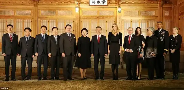 Ivanka arrived in South Korea for a four-day stay to lead a U.S. delegation to the closing ceremony of the PyeongChang Winter Olympics
