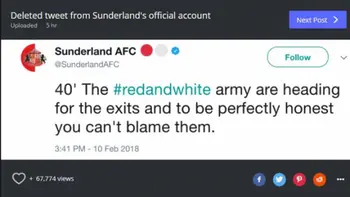 Sunderland's Deleted Tweet - Imgur