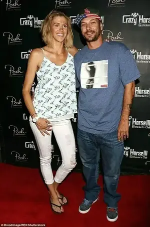 New start: Kevin is currently married to professional volleyball player Victoria Prince (pictured together August 2015)