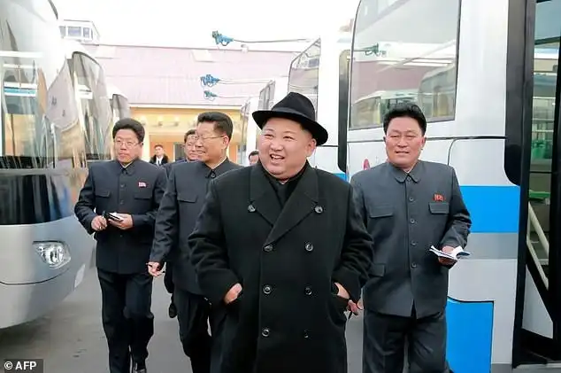 The invitation stated North Korean Kim Jong-un (above) was willing to meet the South's leader 'at the earliest date possible'