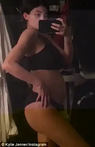Big news: Kylie Jenner took to Instagram on Sunday to announce that she has given birth to a bouncing baby girl