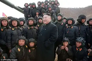 Kim's parade is being lined up to mark the 70th anniversary of the founding of its military but officials refuse to confirm what exactly is planned for the event