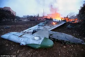 Different stories: It was initially reported that Maj Filipov had been captured after his fighter jet was shot down over Idlib