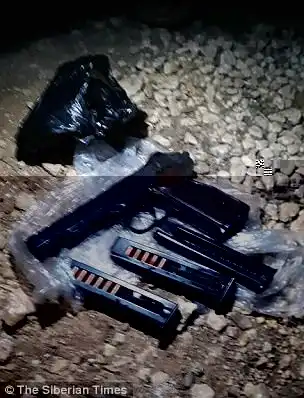 Fighter: Maj. Filipov reportedly shot and killed two rebel fighters with this handgun before he killed himself