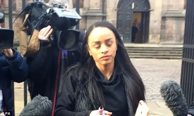 District Judge Jonathan Taaffe told Roberts and Muzoka (pictured outside court today) were saved from jail by their early guilty pleas and the fact neither made a penny from the scam