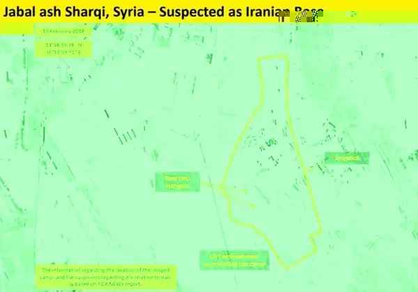 Iran has constructed a new base north west of Damascus in Syria which is being used to house short and medium-range ballistic missiles, it has been reported