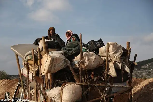 The city of Afrin has not had any water for a week, after Turkish forces seized control of the local dam, and residents say they have relied on wells for their consumption