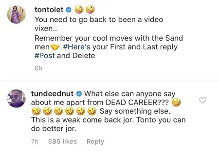 Tunde Ednut & Tonto Dikeh Still In Instagram War Over Nina, Tonto Gives Nina An IPhone X 5