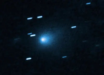 Hubble Space Telescope image of interstellar comet 3I/ATLAS from July 21, 2025.