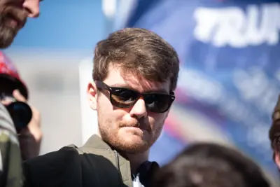 Nick Fuentes, leader of the far-right group 'The Groypers'.