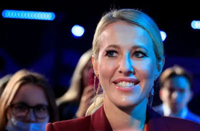 Ksenia Sobchak, a popular television host, speaking out against the war.