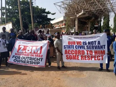ASUU and students call for federal intervention in the FUT Minna land dispute. ASUU and students call for federal intervention in the FUT Minna land dispute.